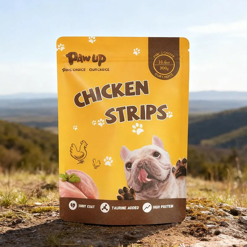 Miljövänliga kattmatspåsar i kraftpapper